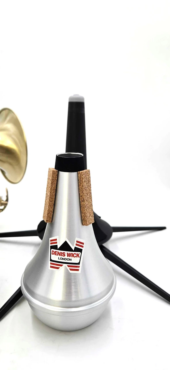 Brass Band Bundle! ACB Doubler's Dual Trigger Large Bore Shepherd's Crook Cornet, ACB Fab cornet mouthpiece, DW Straight, DW Cup mute, Care kit, and stand!