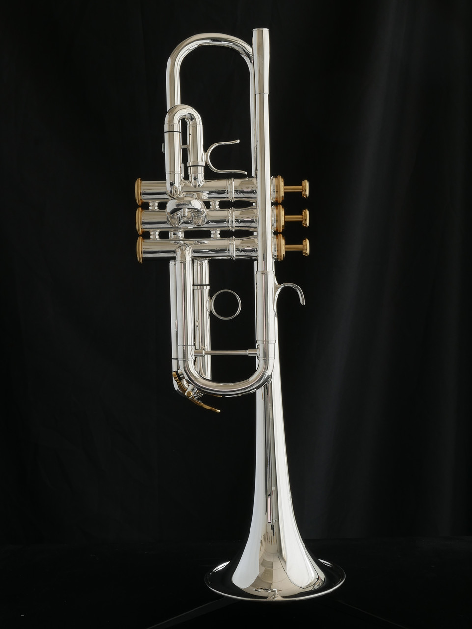 The Wonderful XO 1624 Professional C Trumpet with Gold Trim!