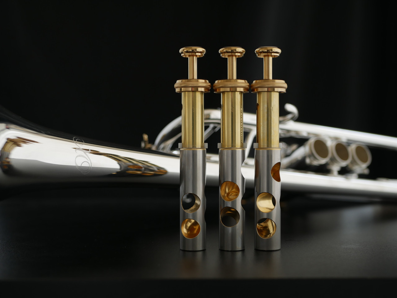 The Wonderful XO 1624 Professional C Trumpet with Gold Trim!