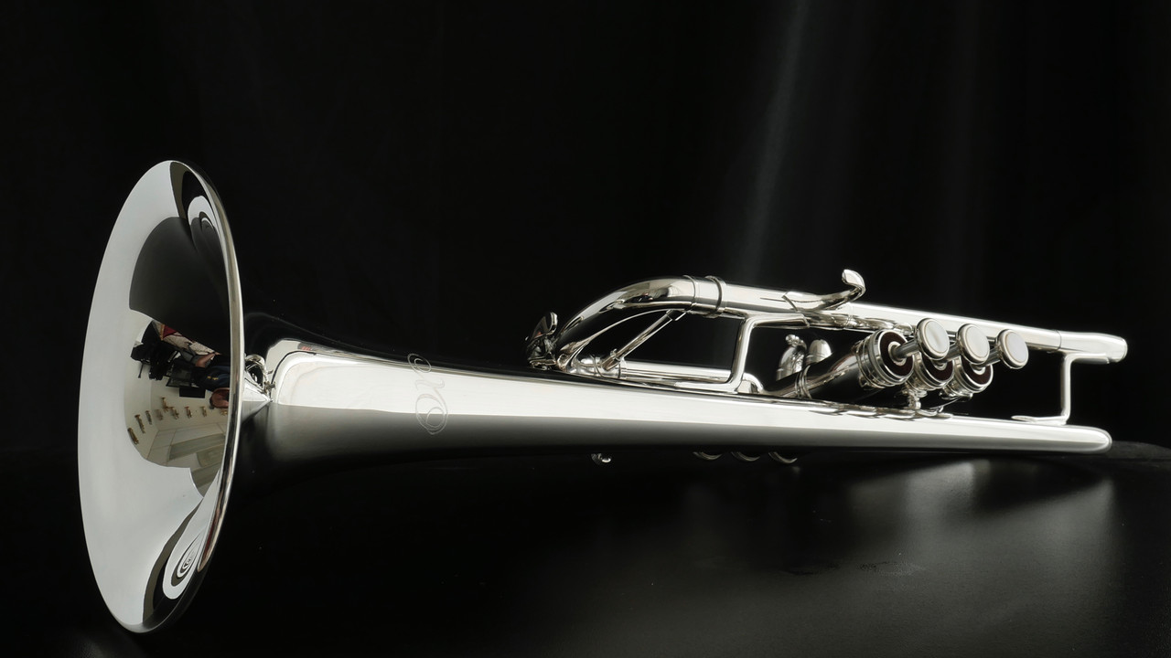 The Fantastic XO 1624 Professional C Trumpet in Silver Plate