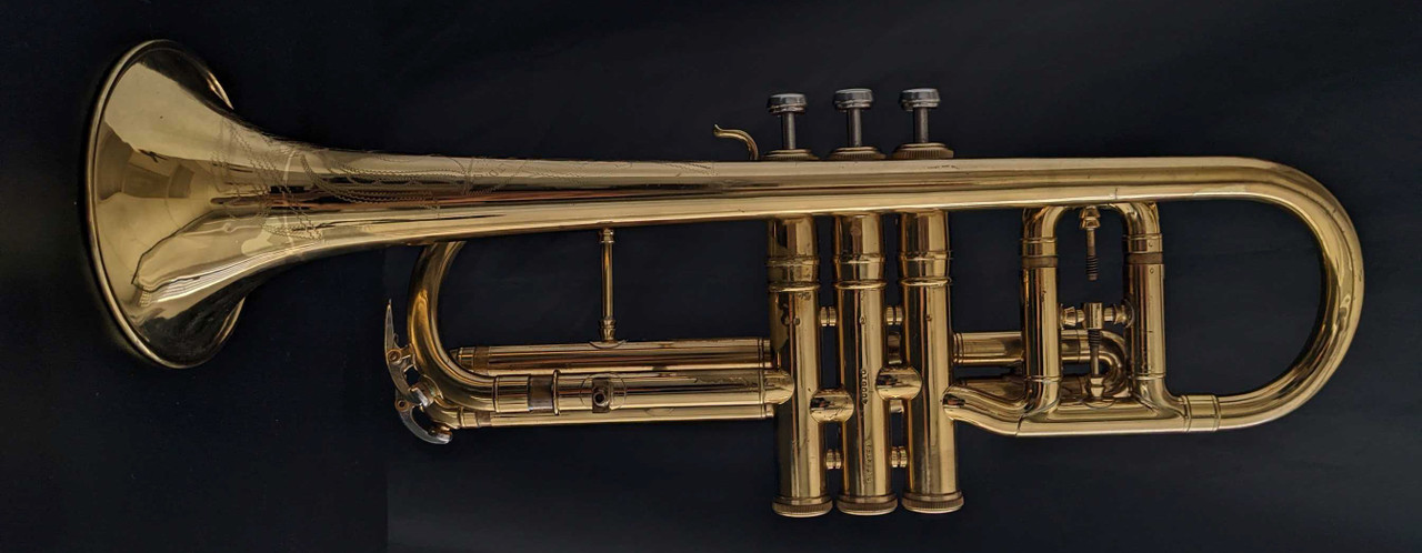 Superb deal on a 1952 Conn 80A Victor Long Model Cornet in Lacquer!