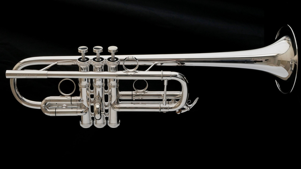 Brasspire Unicorn 1000S C Trumpet in Silver Plate!