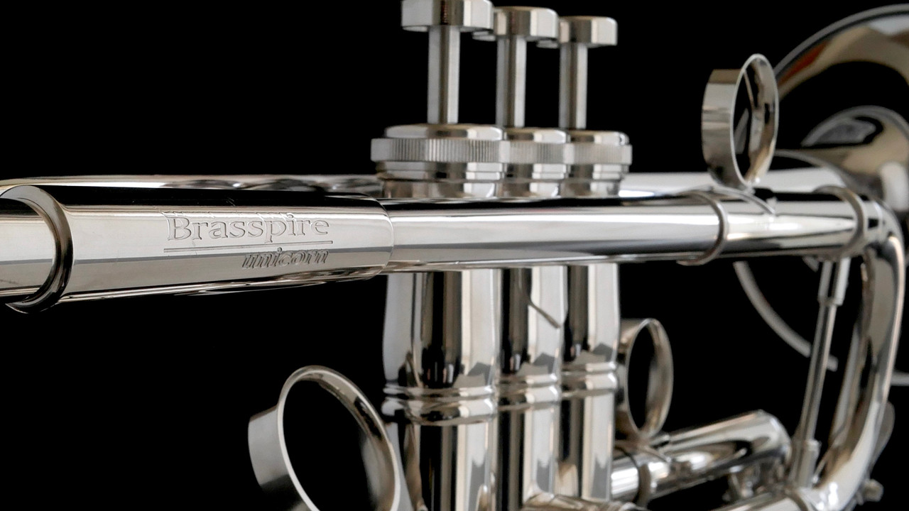 Brasspire Unicorn 1000S C Trumpet in Silver Plate! - Austin Custom