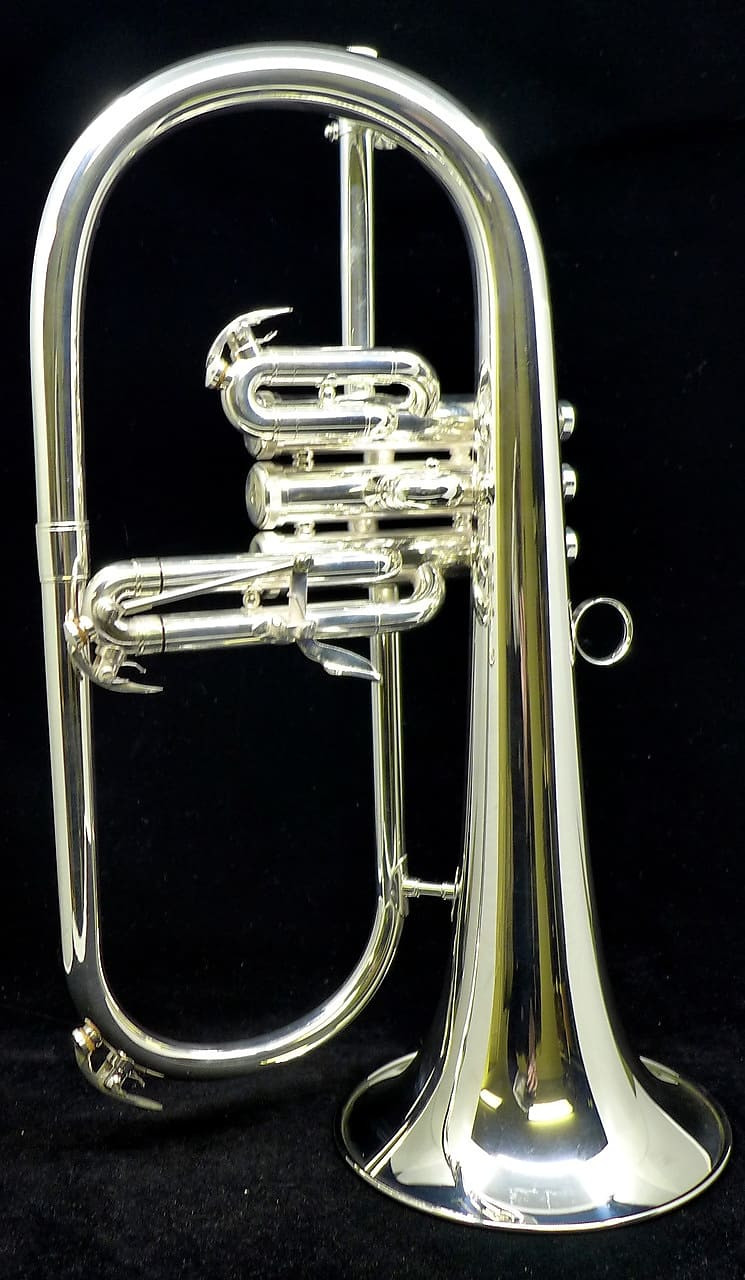 The Wonderful Brasspire Unicorn 850 Flugelhorn in Silver Plate Incredible  Value and Playability!