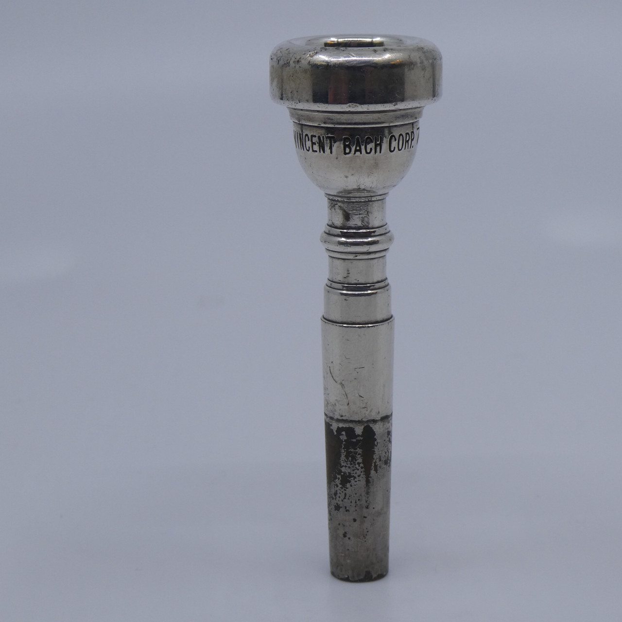 Pre-owned Vincent Bach Corp. 7C mouthpiece in Silver Plate Lot 280