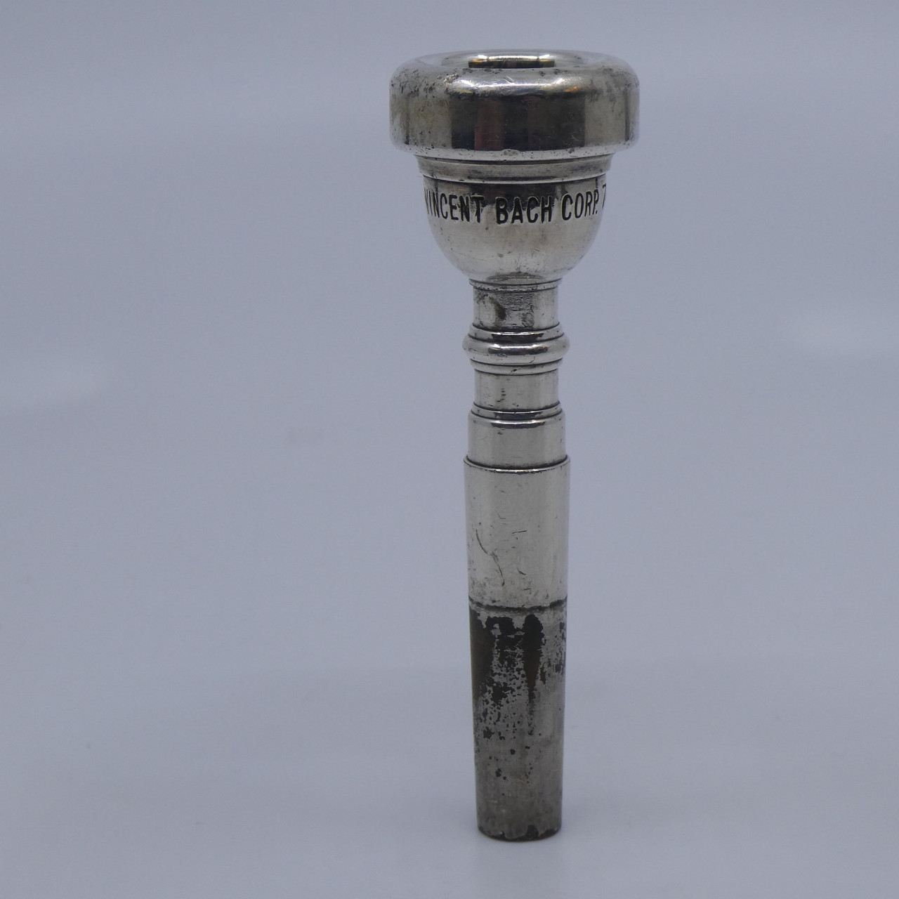 Pre-owned Vincent Bach Corp. 7C mouthpiece in Silver Plate lot280-294,  lot371