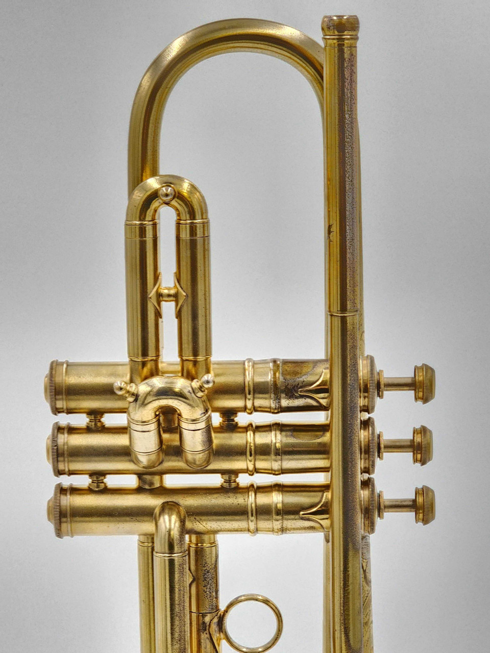 Vintage 1927 Conn 22B New York Symphony Trumpet with Deluxe Engraving in Gold  Plate!