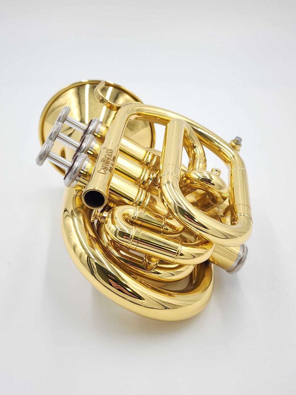 Just in Stock! The Adorable Carolbrass Mini C Pocket Trumpet in Lacquer!