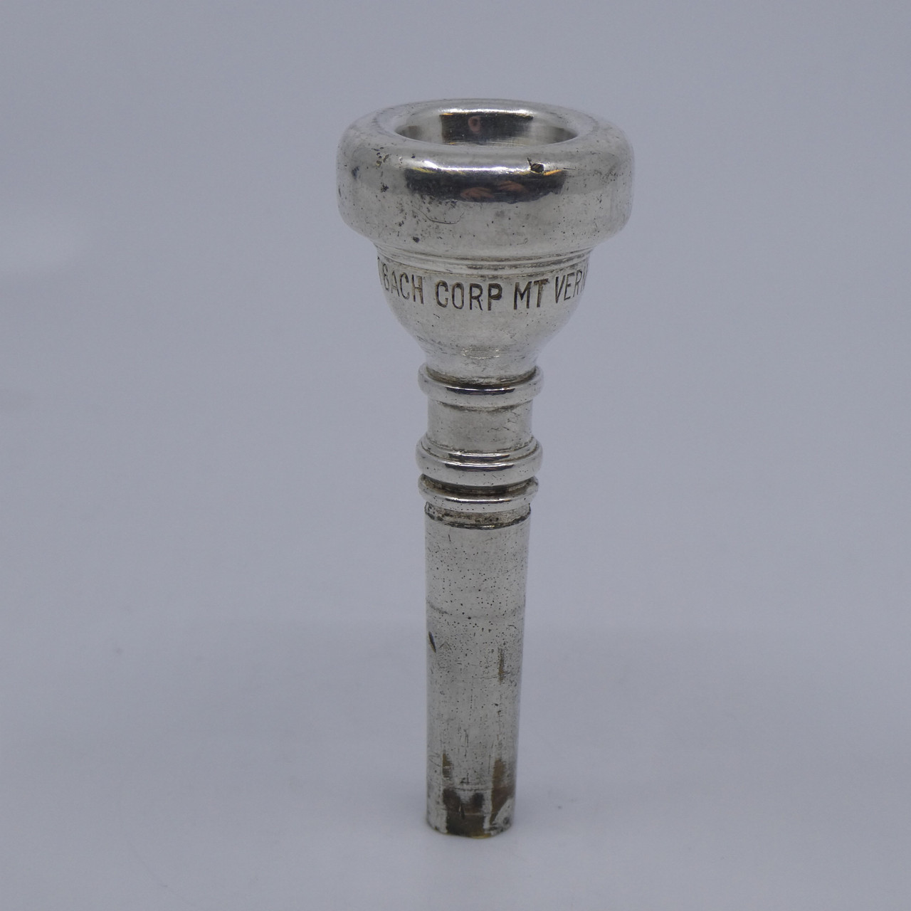 ACB Blowout Sale! Pre-Owned Vincent Bach Corp Mount Vernon NY 7C Cornet  mouthpiece In Silver Plate! lot439