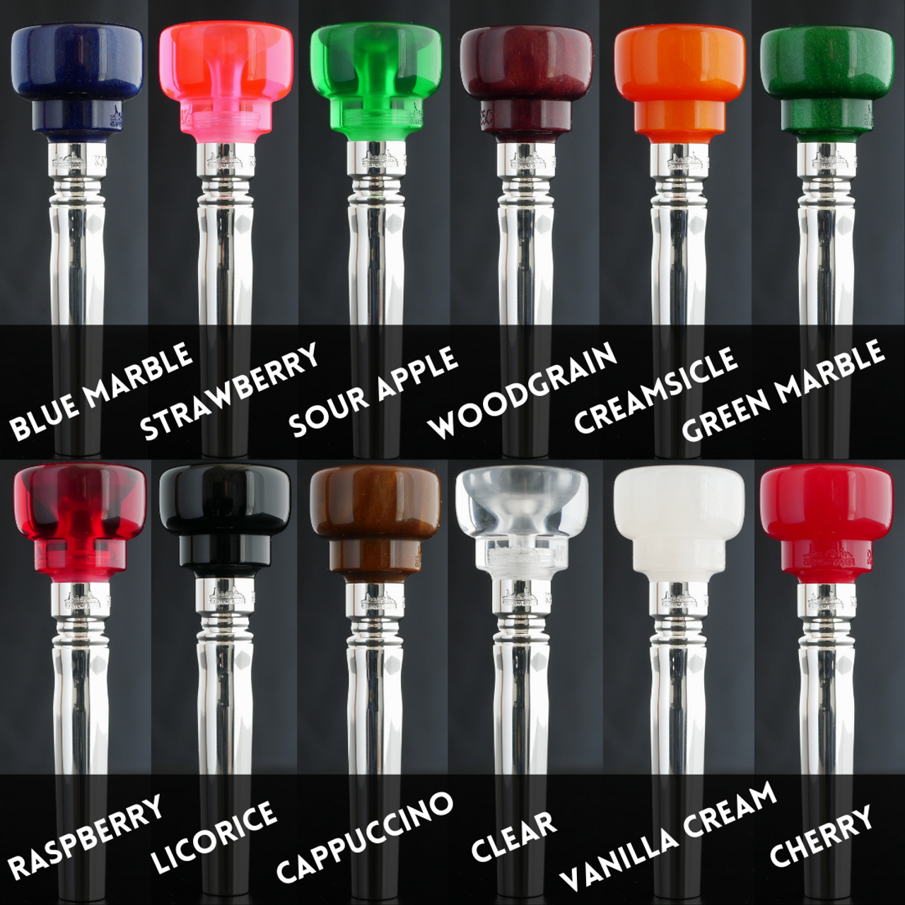 Austin Custom Brass Acrylic LEGACY Trumpet Mouthpiece Tops - Austin Custom  Brass Web Store