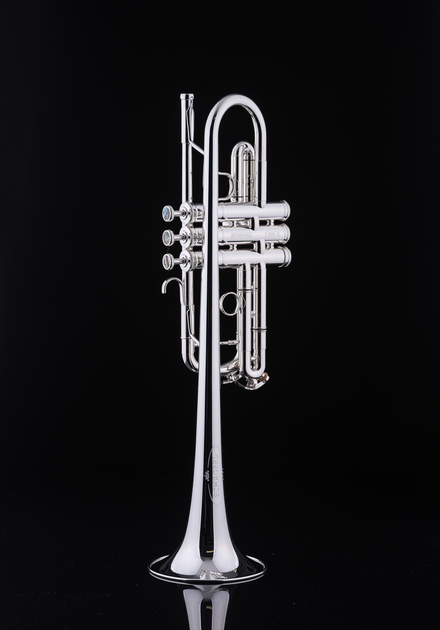 Brand New Schagerl 1961 C2G Trumpet in silver plate:  Amazing! 