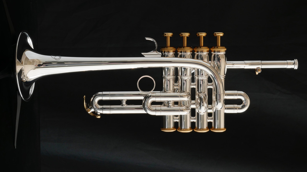 Willie's エボリューション Piccolo Trumpet エボナイト製 The Incredible XO 1700 Bb/A Piccolo Trumpet in silver plate
