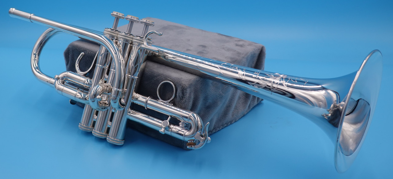 Shires Q Series TRQ15S Eb/D Trumpet in Silver Plate UTPT Shires Eb