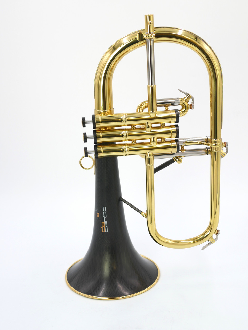 Manchester Brass Professional Bb Trumpet in Clear Lacquer with Gold Brass  Bell