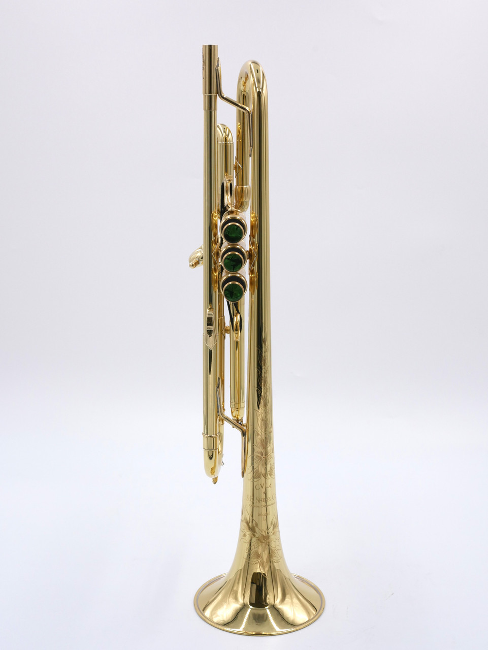 Great Player! Pre-Owned S.E. Shires CVLA Large Bore Commercial Trumpet in  Lacquer with Custom Blackburn Leadpipe