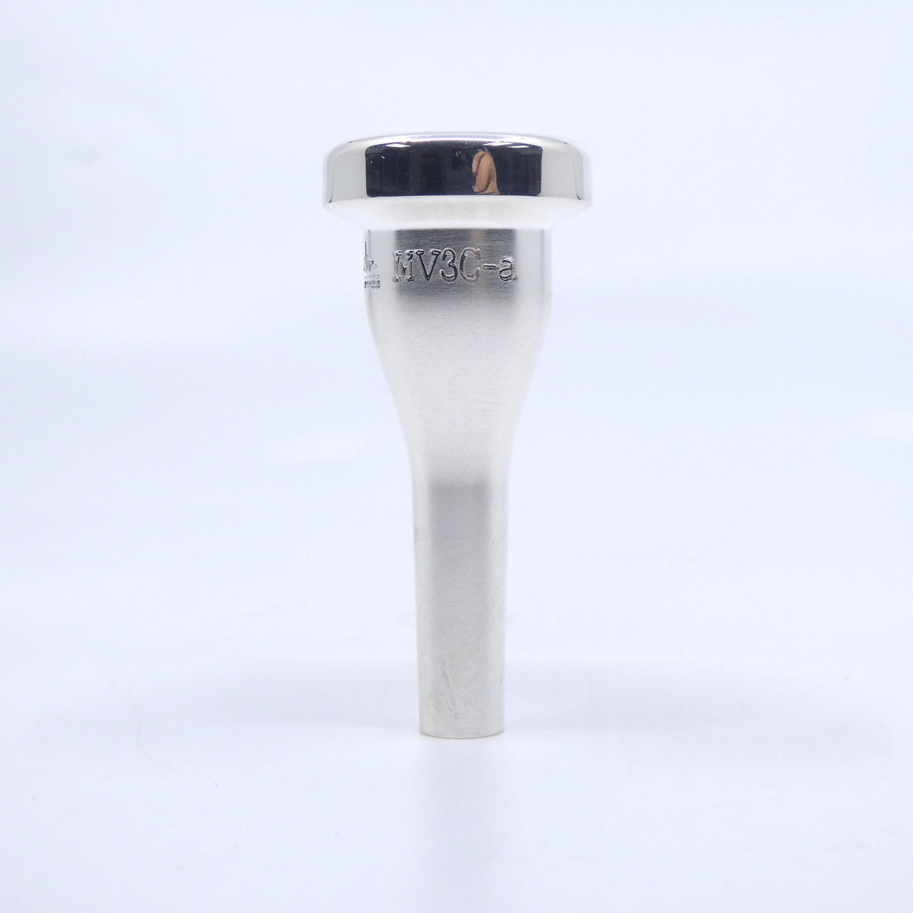 ACB Blowout Sale! ACB MV3C-a Cornet Mouthpiece in Silver Plate! Lot 343