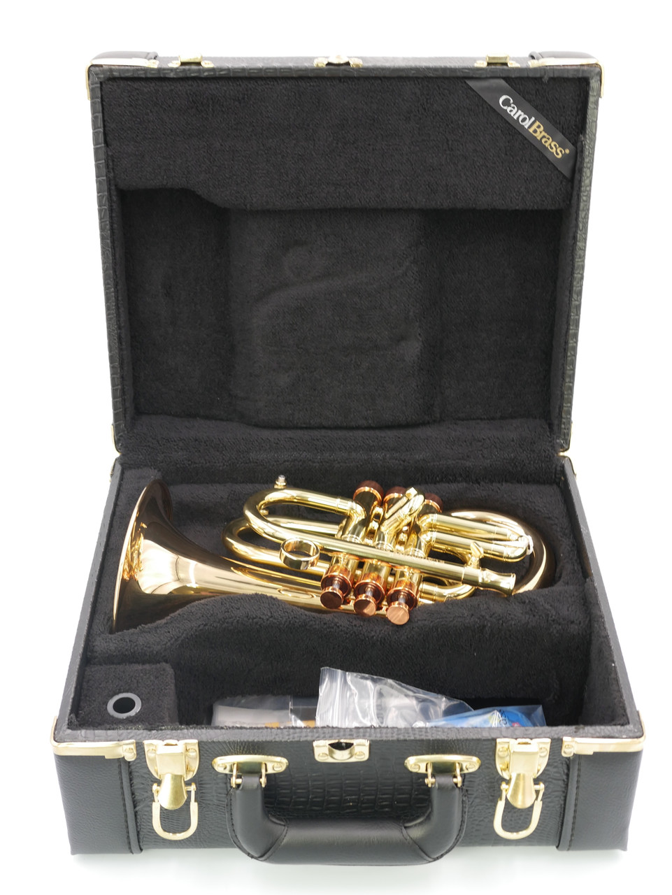 Taylor by Carolbrass Phat Puppy Pocket Flugelhorn in Clear Lacquer!