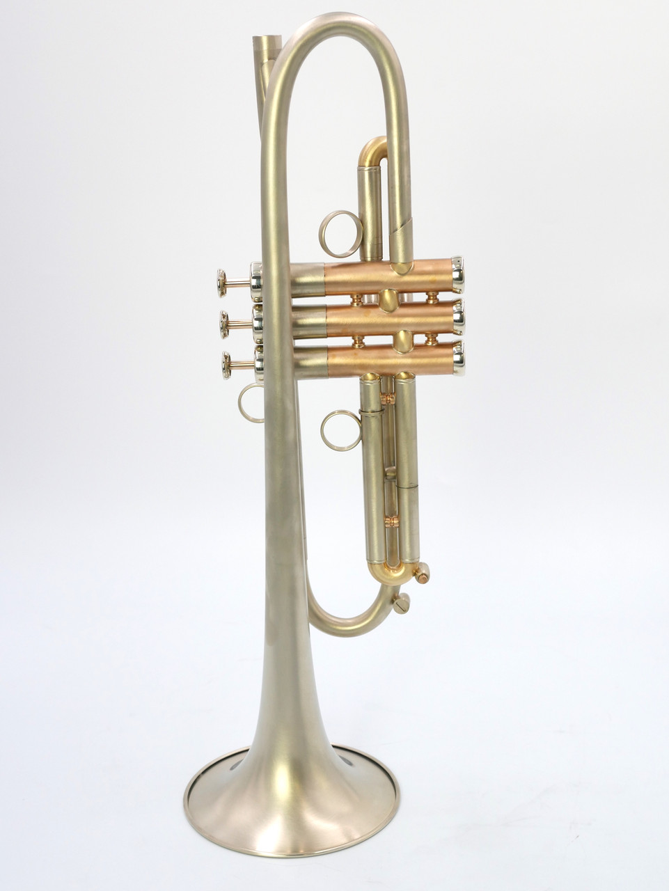 管楽器・吹奏楽器 AR Resonance Nickel Silver MC40/40lead AR Resonance Feroce Trumpet! Nickel Silver 140mm Bell!