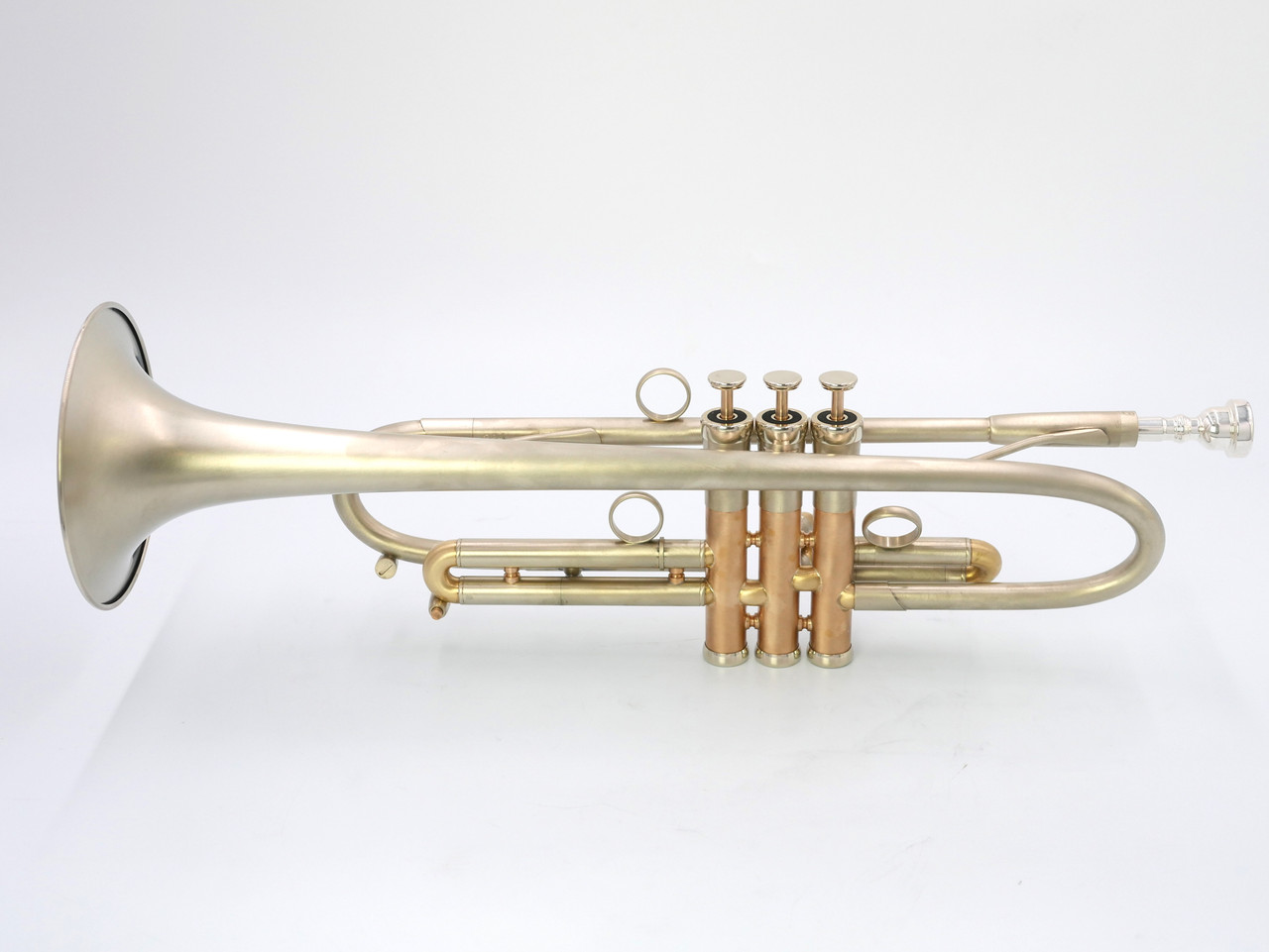 管楽器・吹奏楽器 AR Resonance Nickel Silver MC40/40lead AR Resonance Feroce Trumpet! Nickel Silver 140mm Bell!
