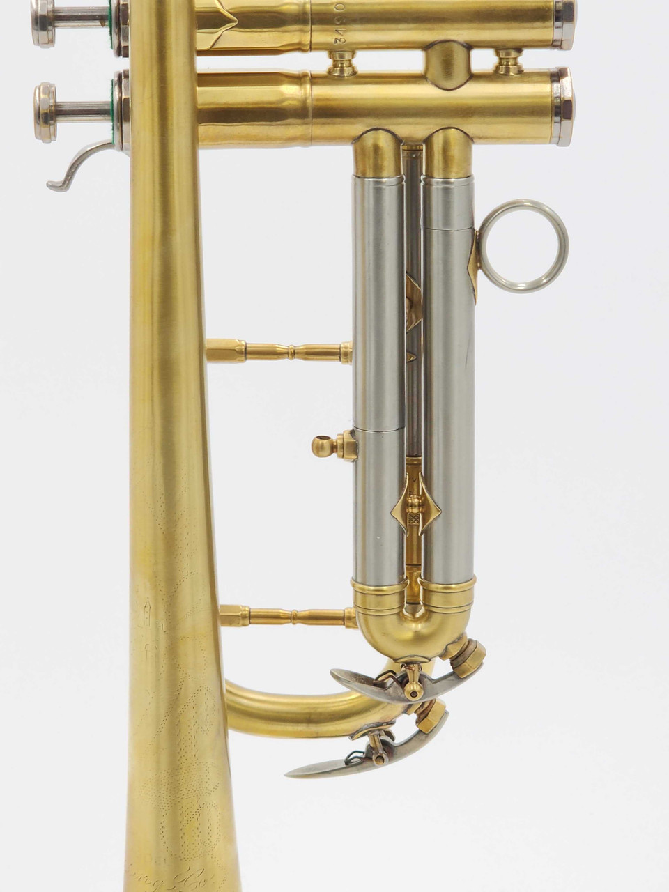 Pre-Owned 1934 Blessing Super Artist Trumpet in Brushed Raw Brass!