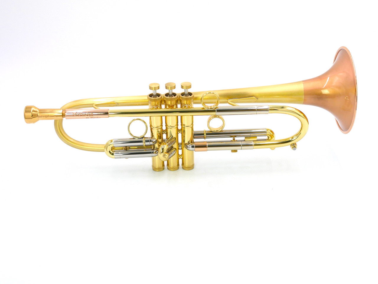 Taylor Piranha Trumpet in Clear Lacquer with Polished Accents and