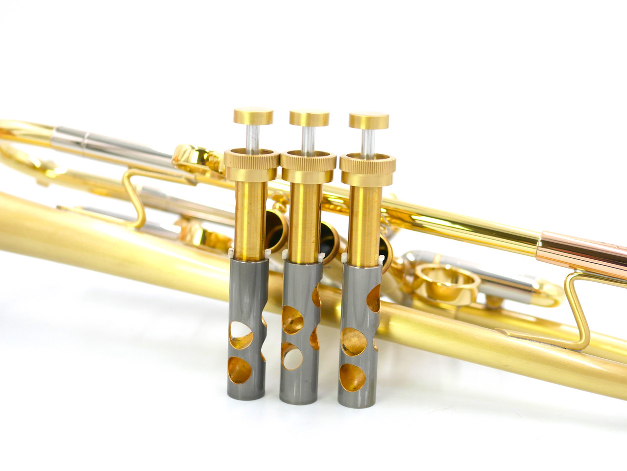 Taylor Piranha Trumpet in Clear Lacquer with Polished Accents and
