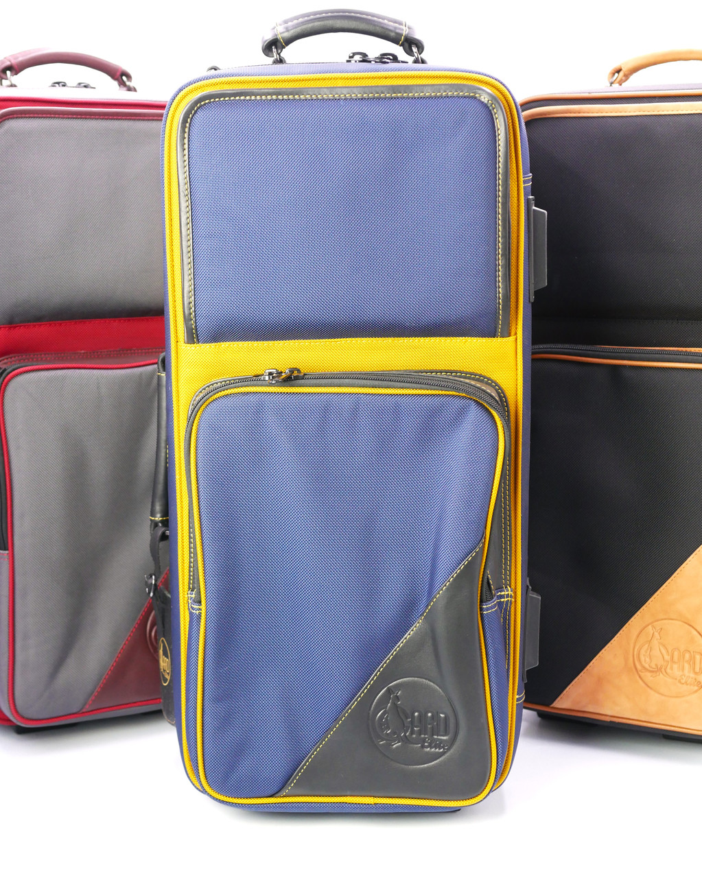The All-new  Gard Double Trumpet Fiberglass Case in Nylon