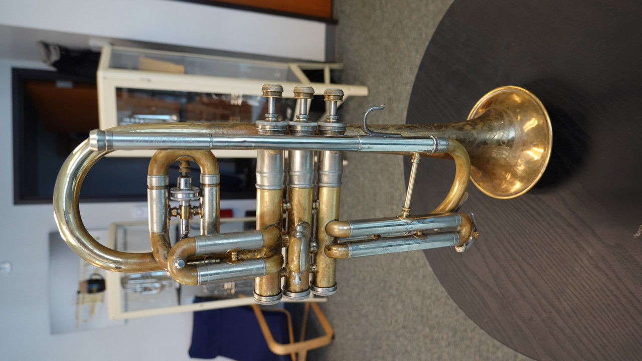 Cool and RARE Vintage 1942 Conn Victor Special 38A Cornet 9824