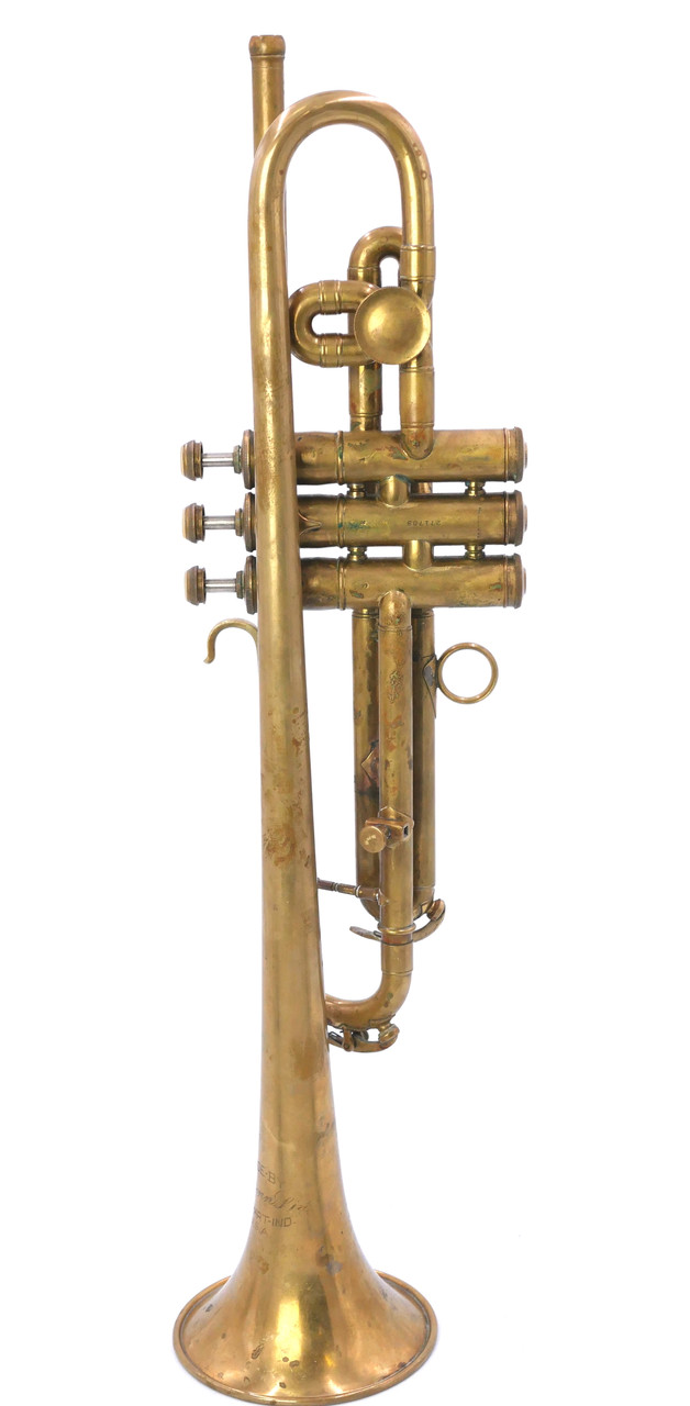   From The Brad Goode Collection: 1929 Conn 56B Trumpet in Raw Brass 