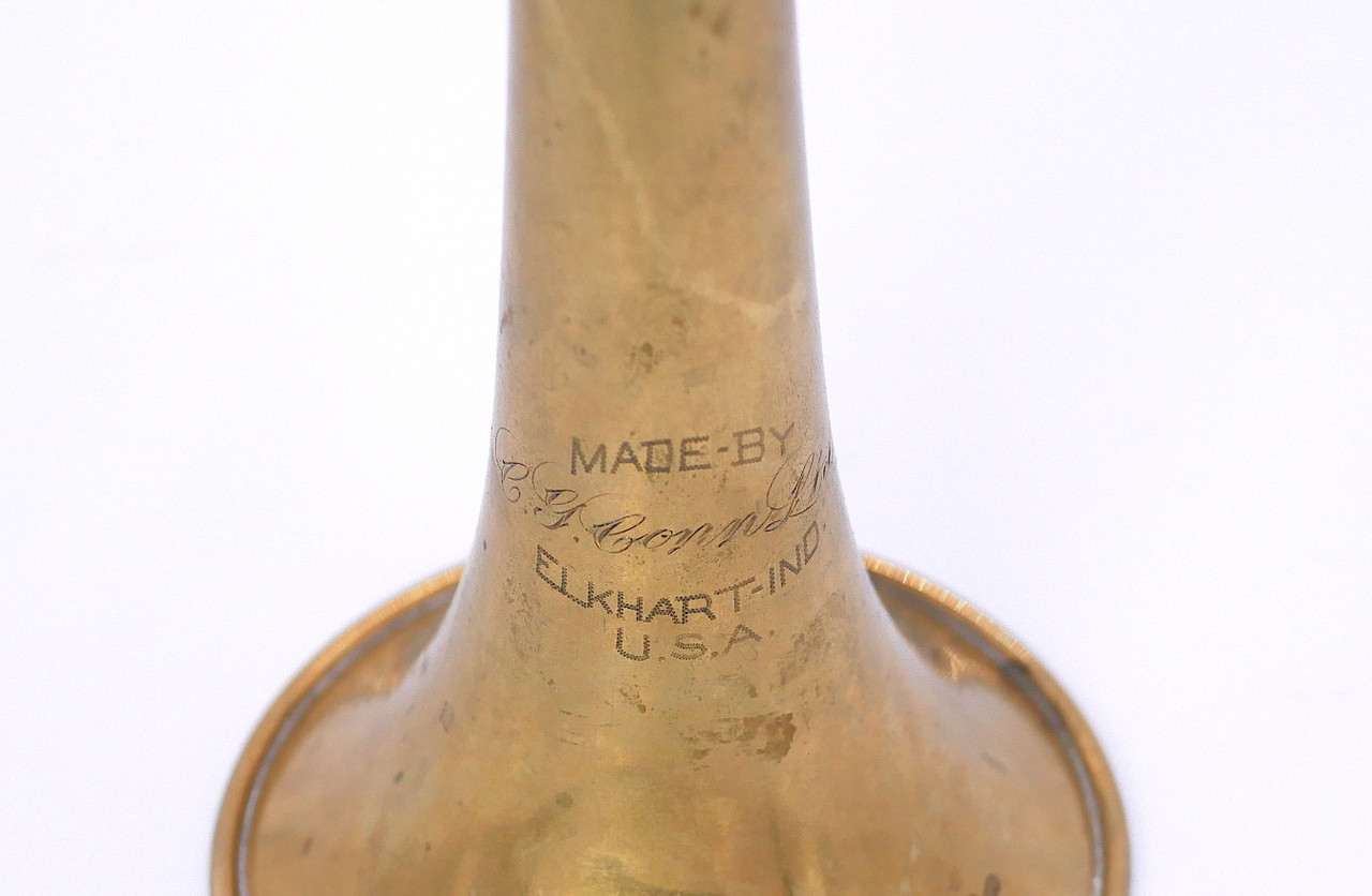   From The Brad Goode Collection: 1929 Conn 56B Trumpet in Raw Brass 