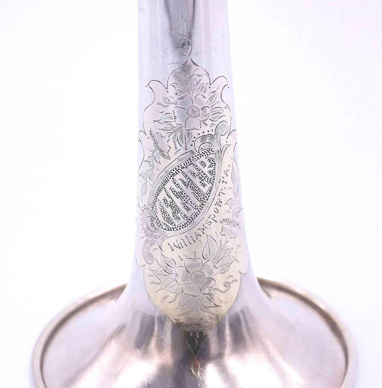 From The Brad Goode Collection: Keefer Trumpet in Silver Plate 