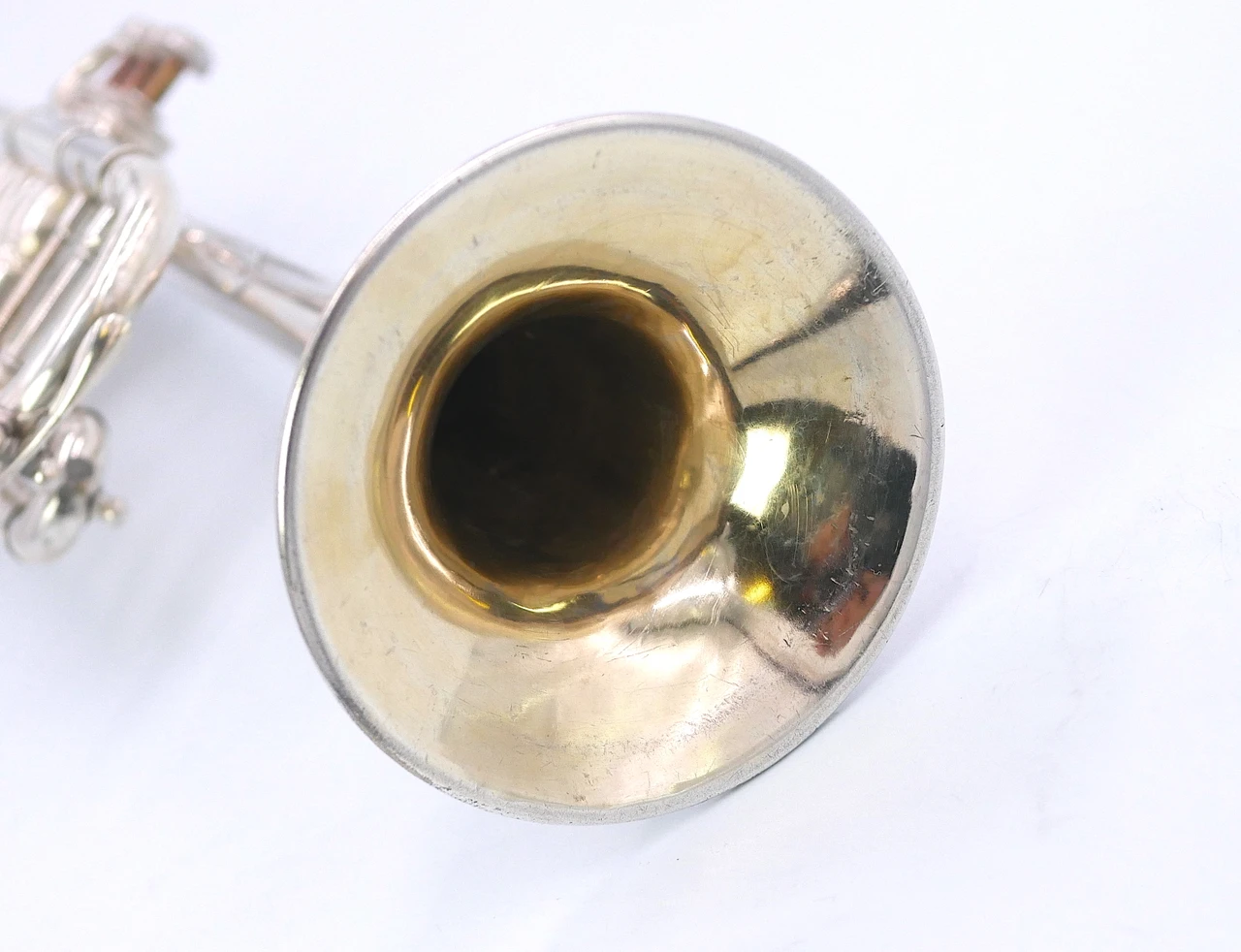 From The Brad Goode Collection: Keefer Trumpet in Silver Plate 