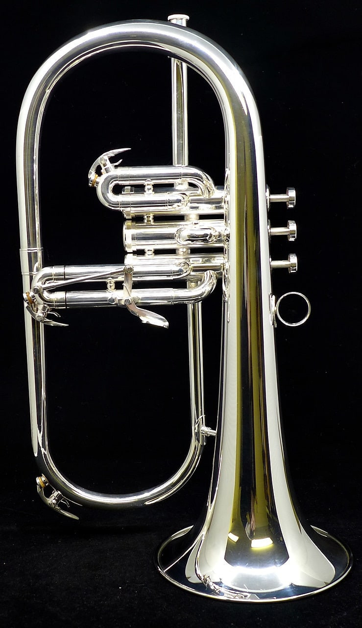 The Wonderful  Brasspire Unicorn 850 Flugelhorn in Silver Plate