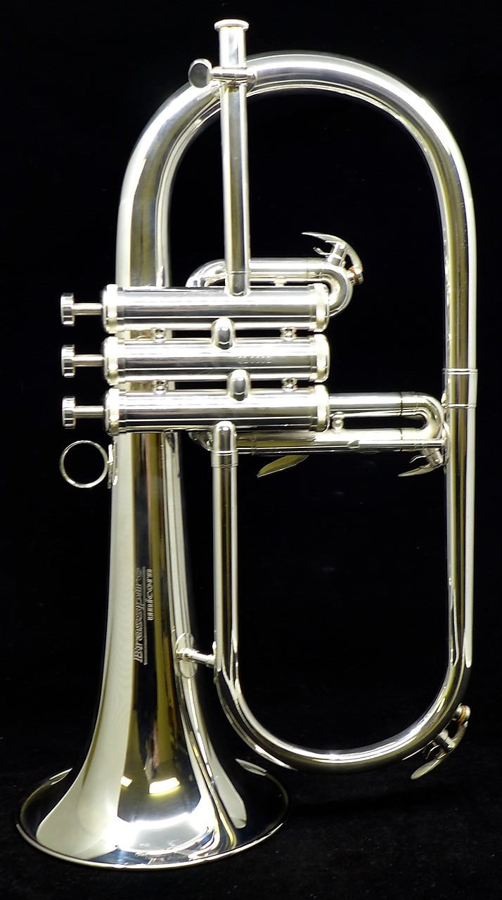 The Wonderful  Brasspire Unicorn 850 Flugelhorn in Silver Plate