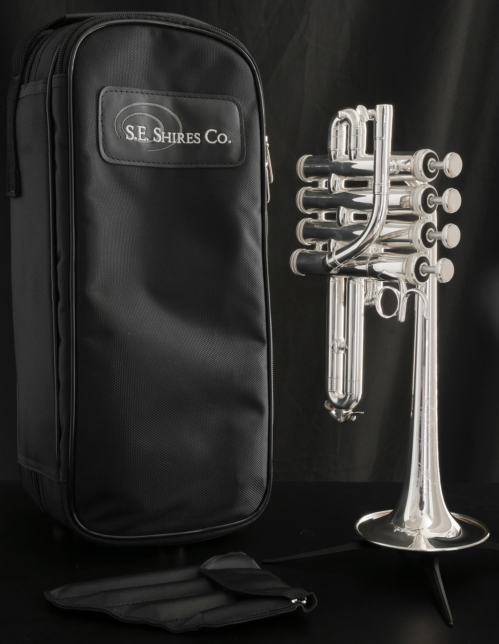 Amazing Shires Model 9Y Custom Series Piccolo Trumpet in Silver