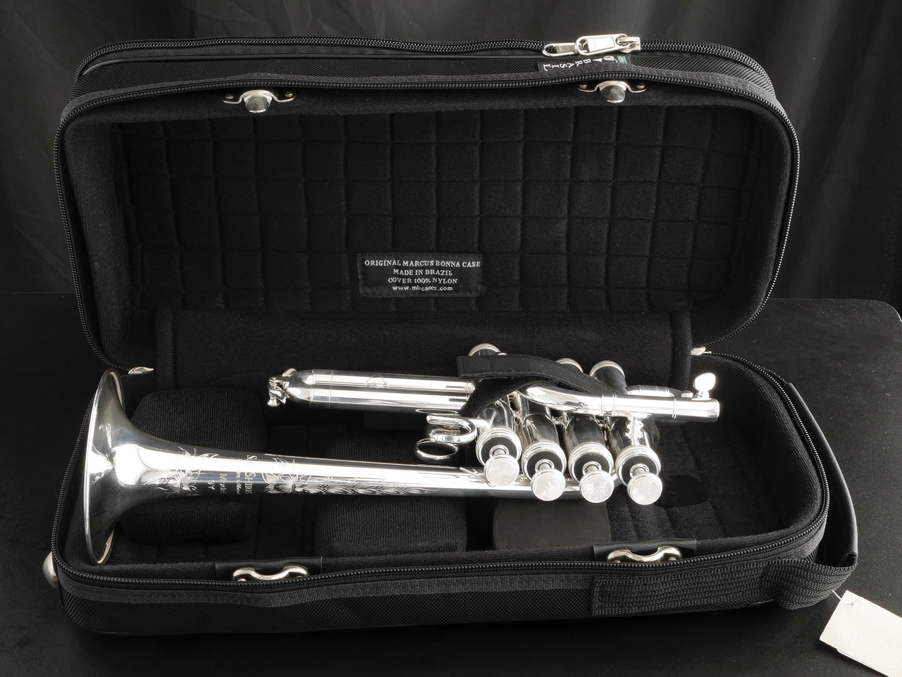 Amazing Shires Model 9Y Custom Series Piccolo Trumpet in Silver