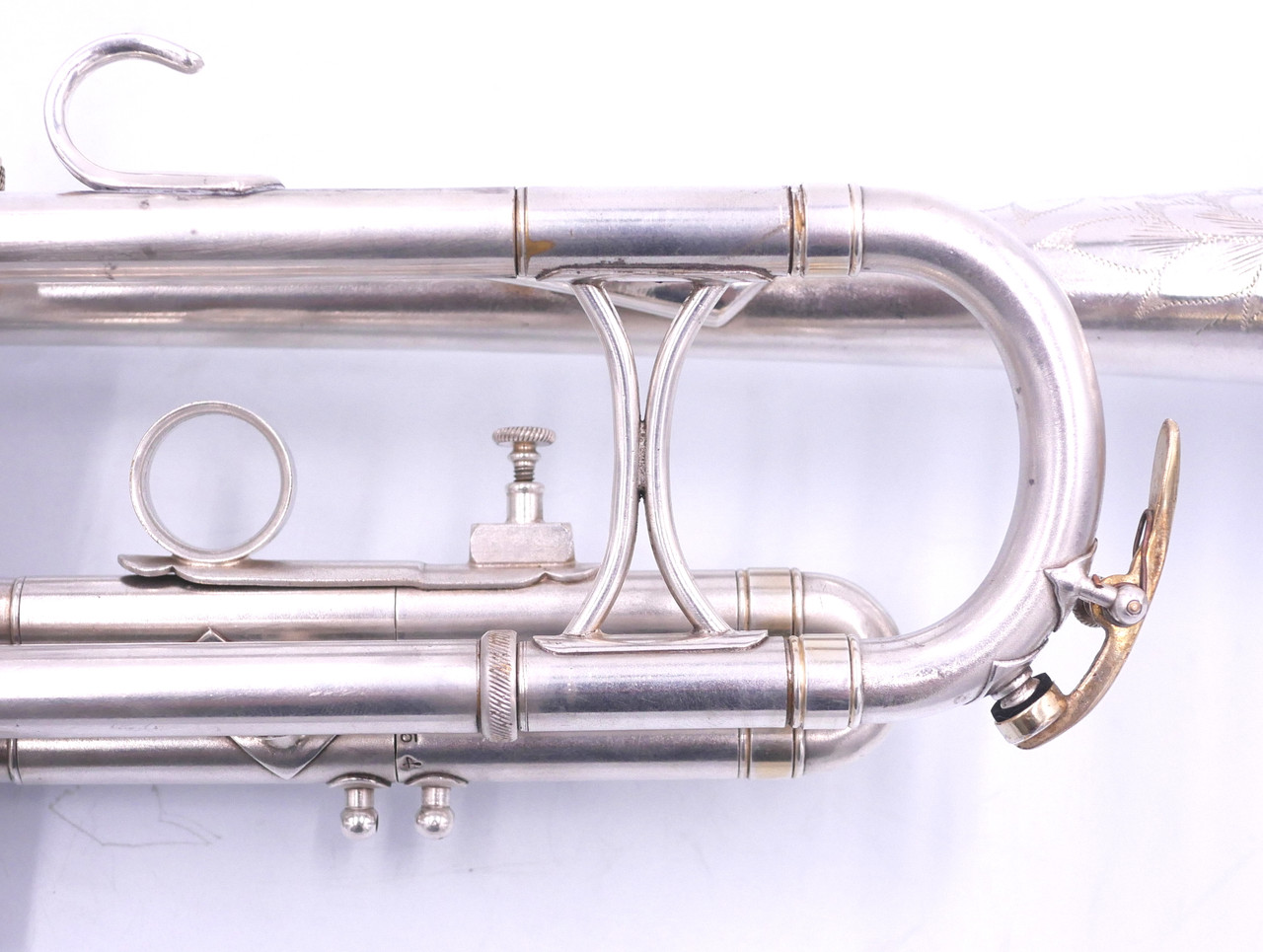Vintage King Liberty Trumpet in Silver Plate