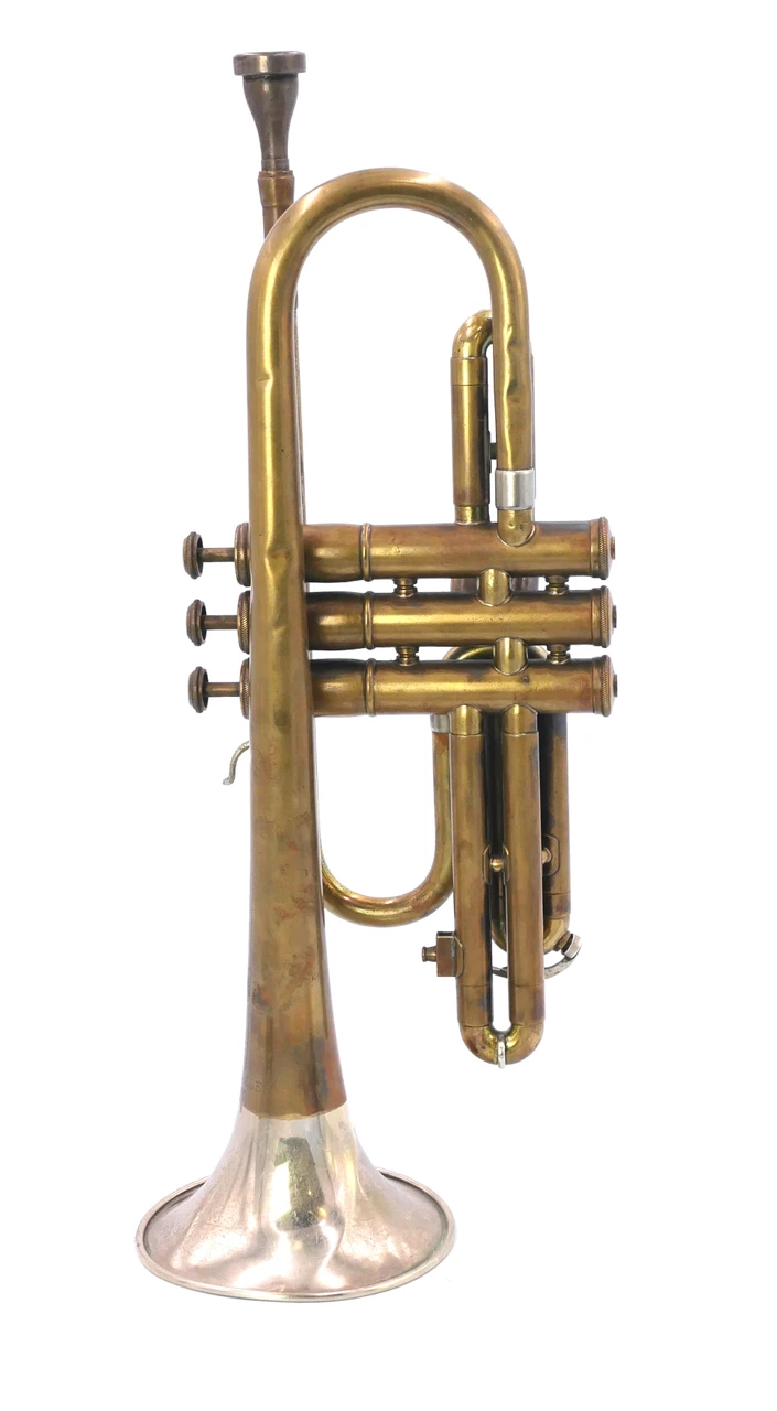 1952 Olds Studio Cornet in Raw Brass w/Nickel flare 
