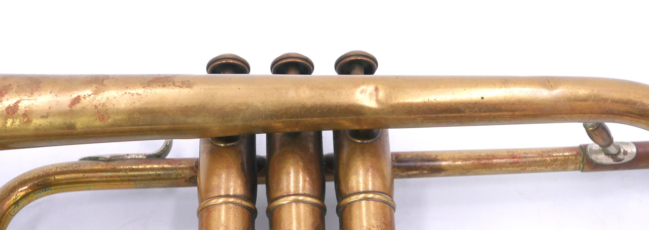 1952 Olds Studio Cornet in Raw Brass w/Nickel flare 