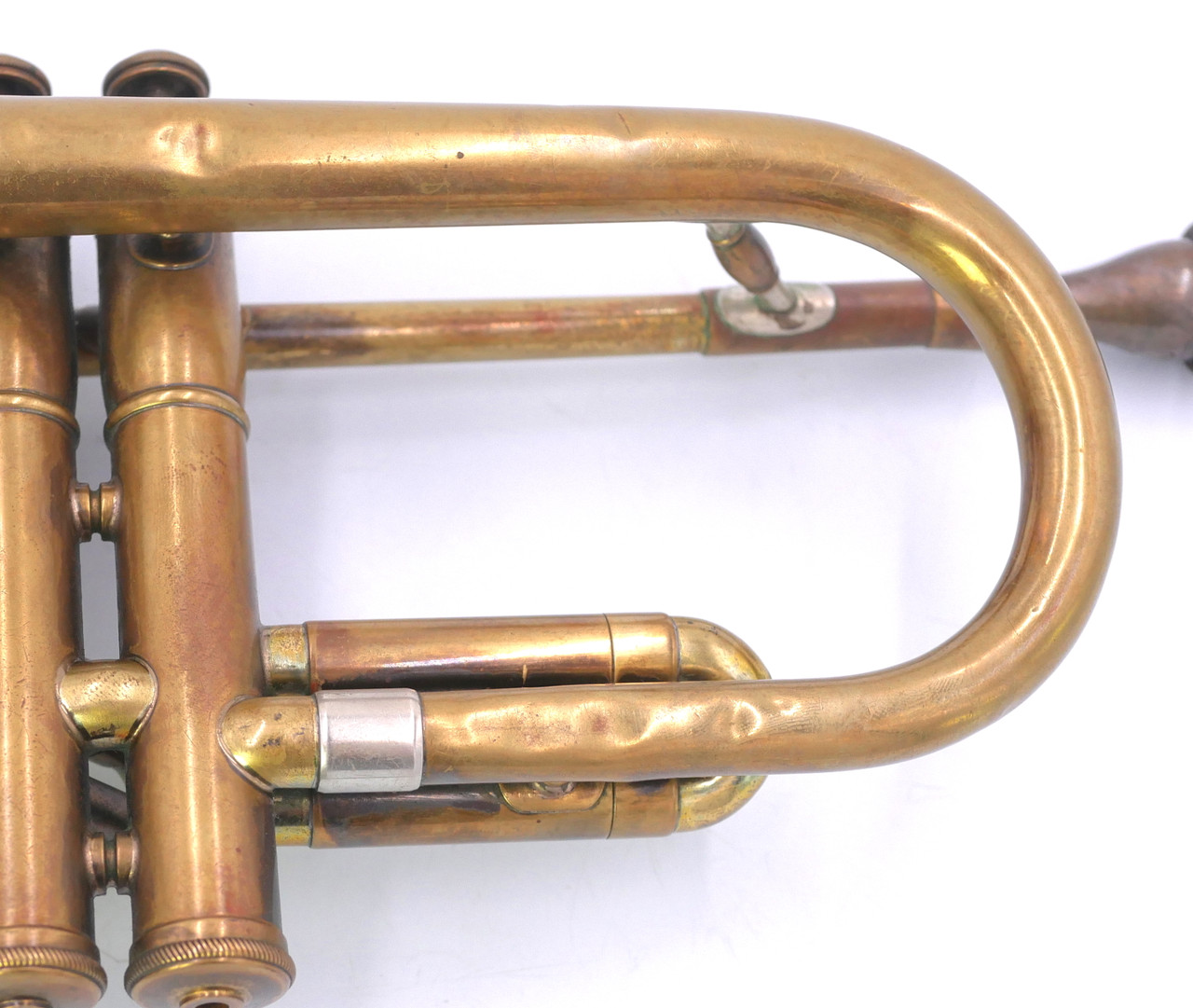 1952 Olds Studio Cornet in Raw Brass w/Nickel flare 