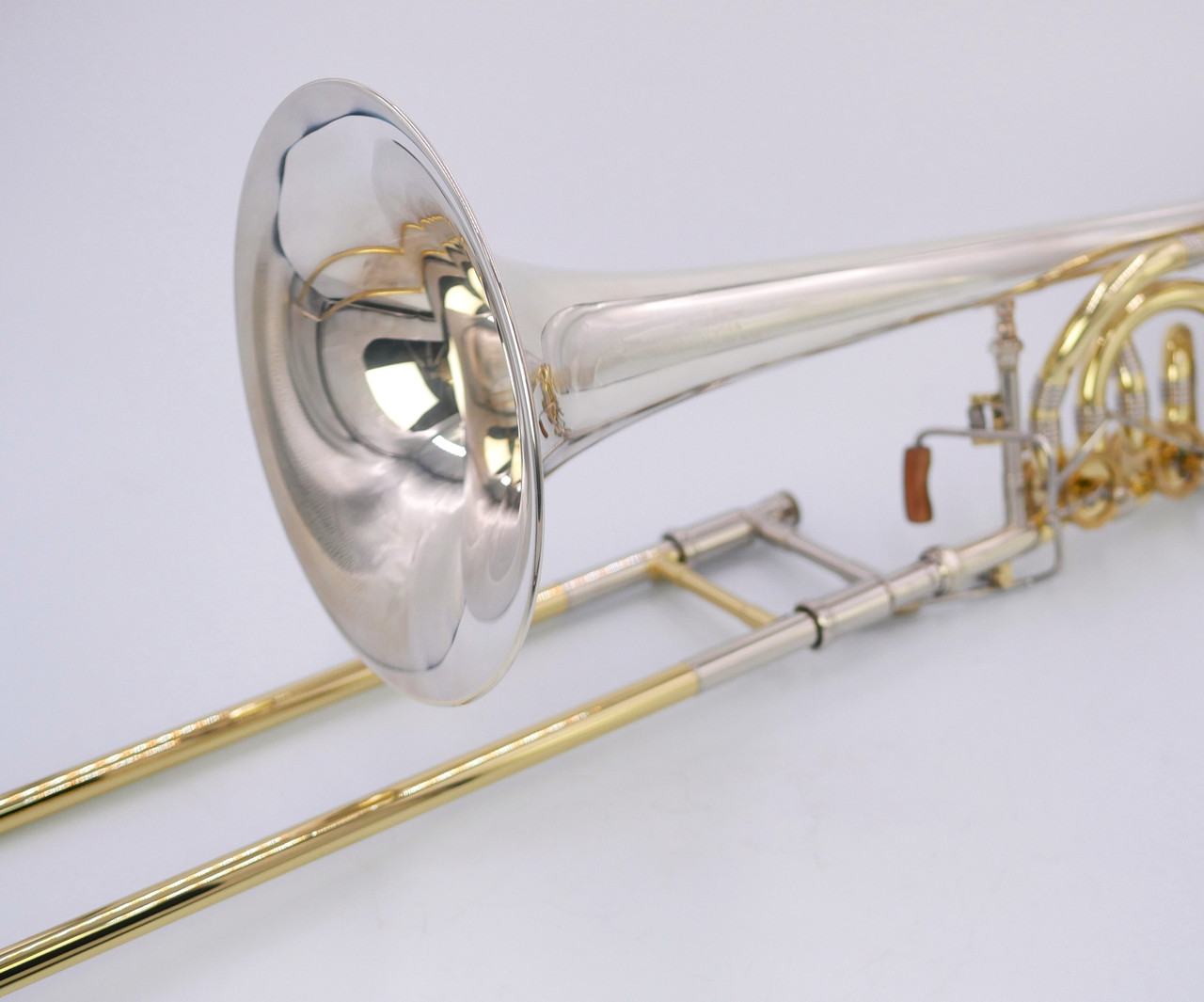 GREAT Pre-Owned Greenhoe/Edwards Bass Trombone Silver Plated Bell