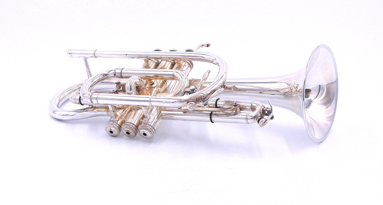Pre-Owned Smith-Watkins K2 Professional Cornet in Silver Plate 