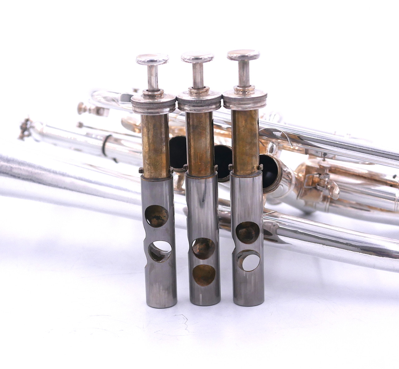 Pre-Owned Smith-Watkins K2 Professional Cornet in Silver Plate 