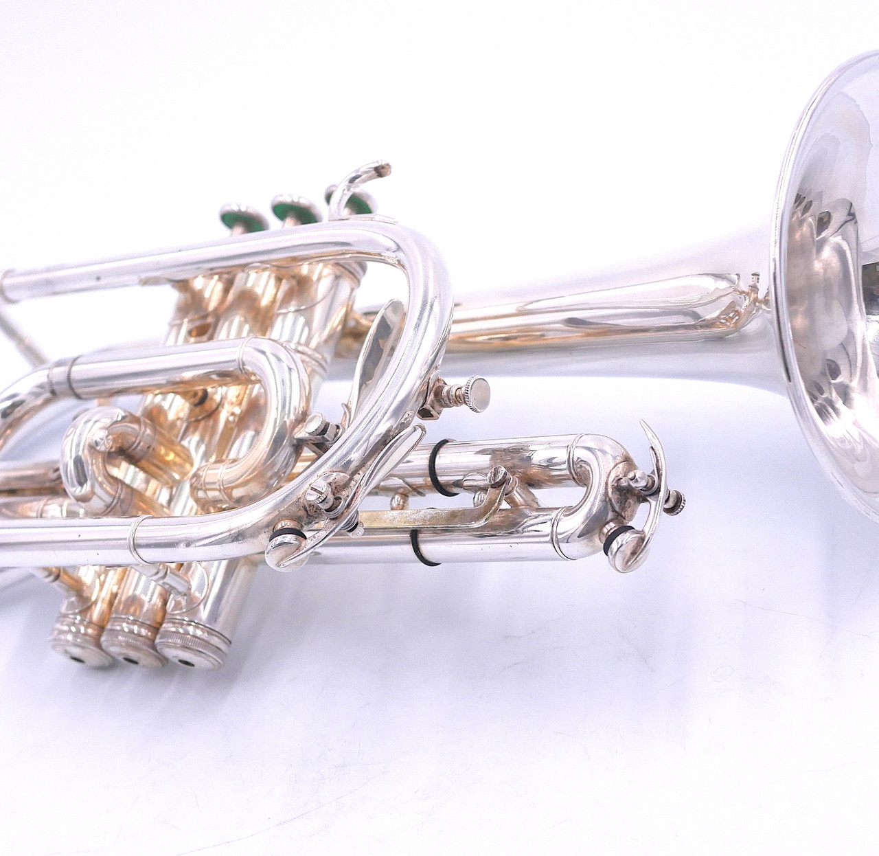 Pre-Owned Smith-Watkins K2 Professional Cornet in Silver Plate 