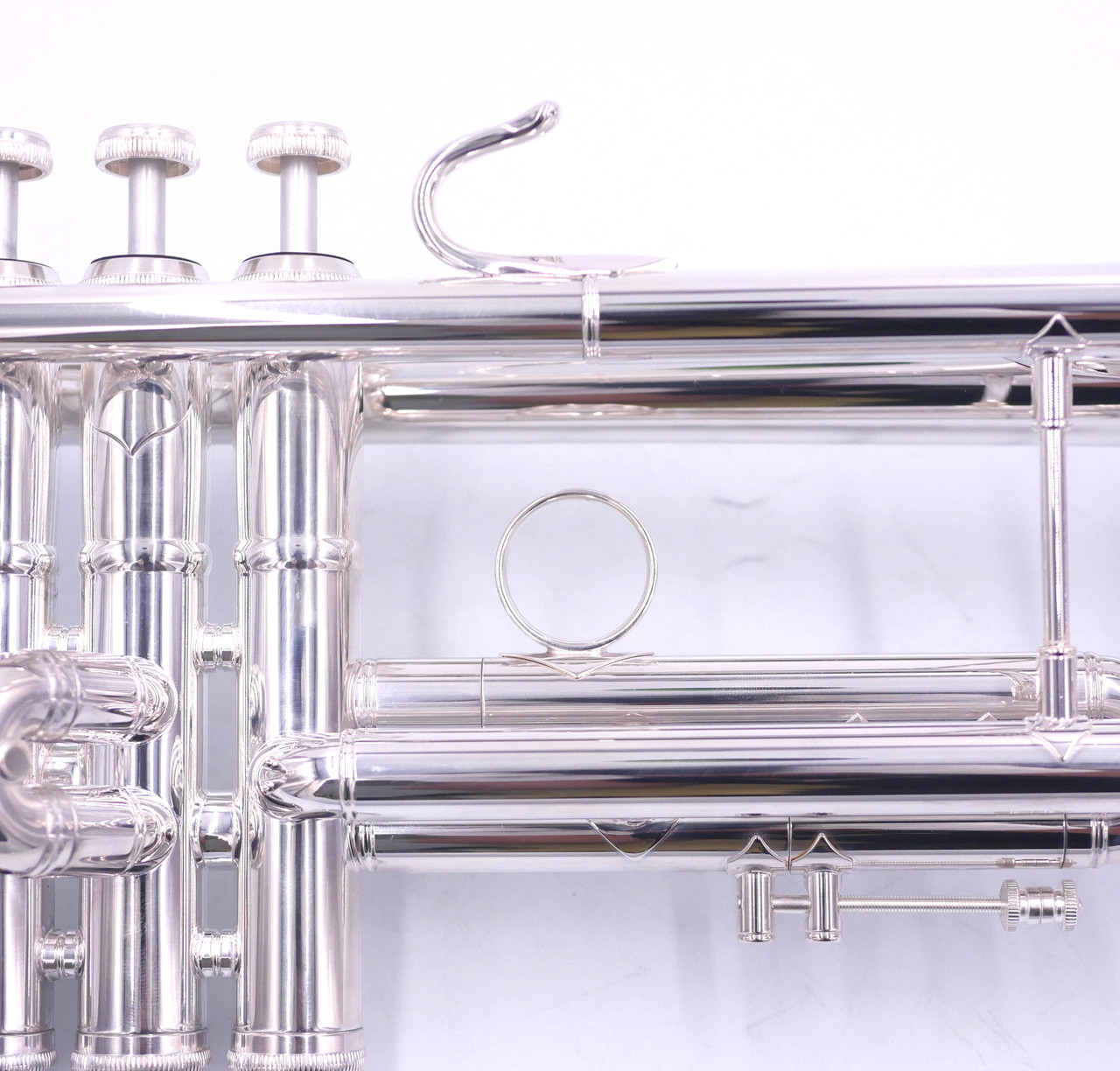 New B&S Challenger I 3137 Trumpet in silver plate