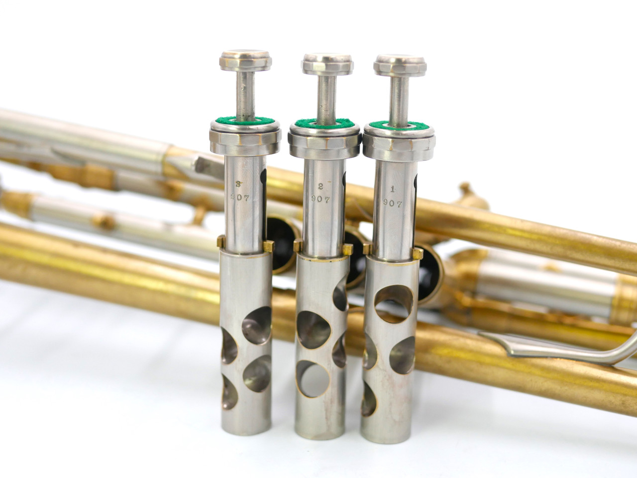 Pre-Owned 1934 Blessing Super Artist Trumpet in Brushed Raw Brass