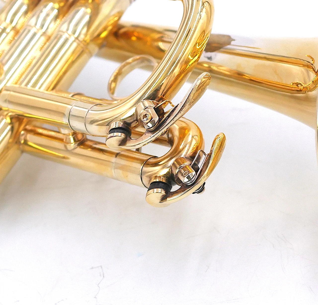 From The Fred Mills Collection: Yamaha YTR-6610S Eb Trumpet/Cornet Hybrid in Gold Plate