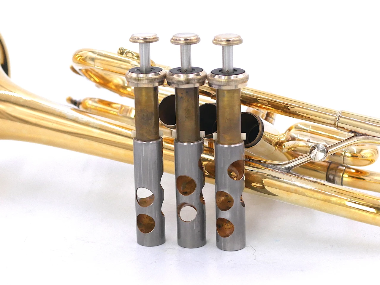 From The Fred Mills Collection: Yamaha YTR-6610S Eb Trumpet/Cornet Hybrid in Gold Plate