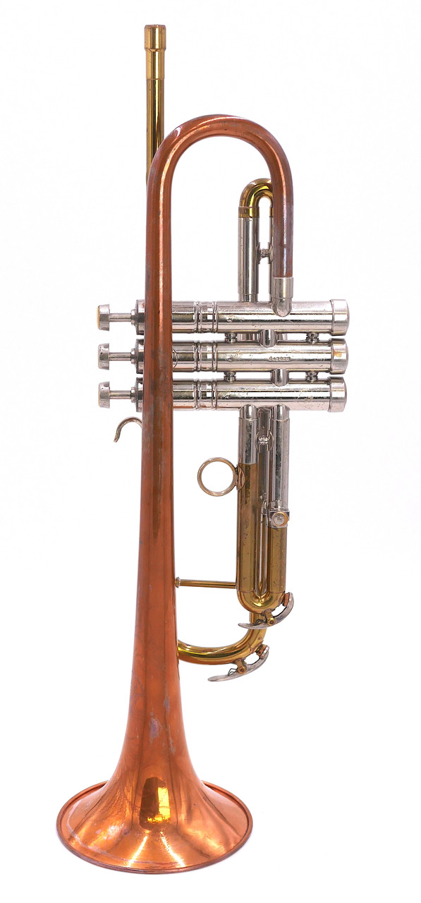 1956 Early Model Conn Victor 10A Long Cornet in clear lacquer 