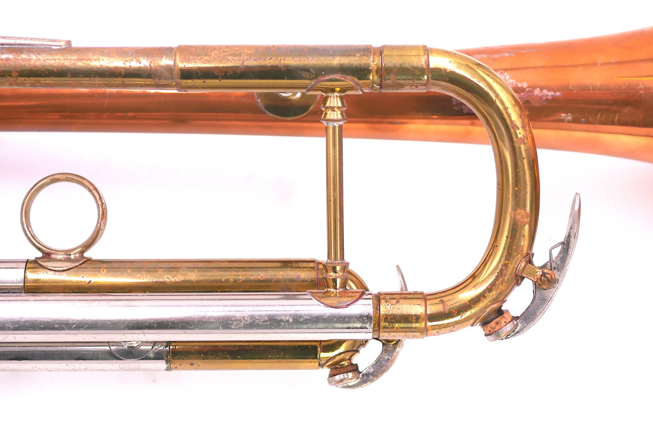 1956 Early Model Conn Victor 10A Long Cornet in clear lacquer 